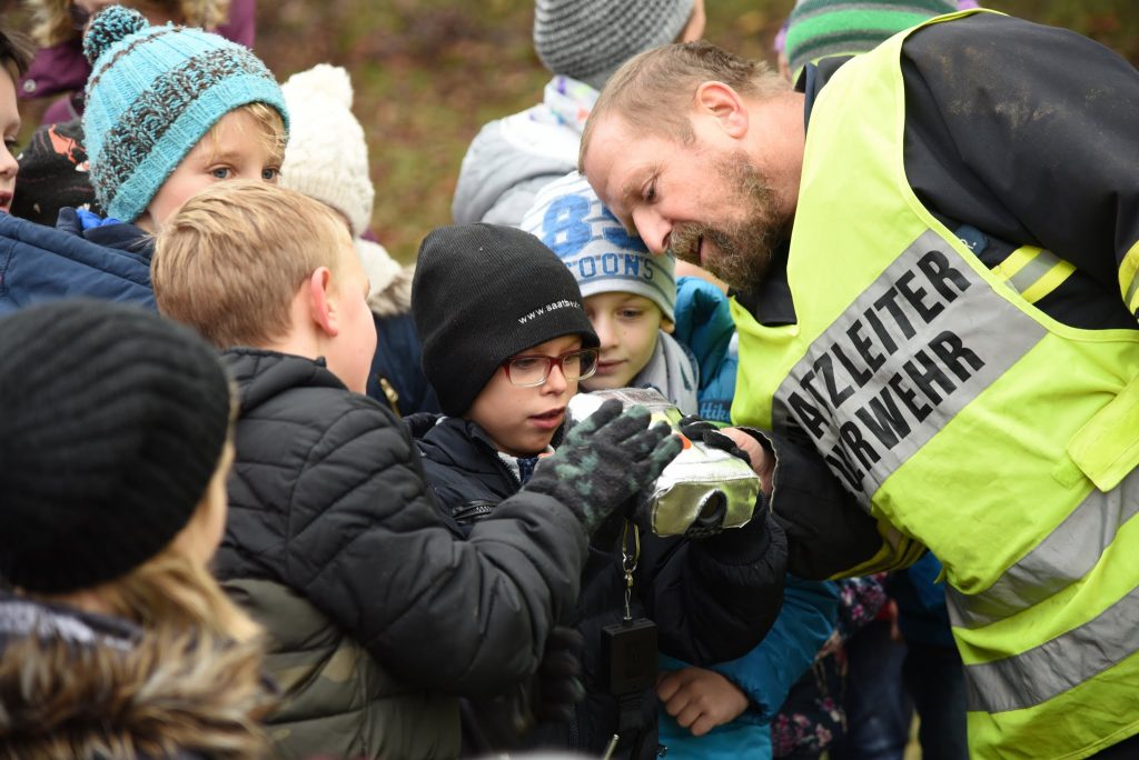 Wolfsteiner Rudolf bei der Schulübung (17.11.2017)