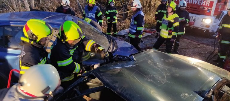 Einsatzübung mit Feuerwehr Lacken