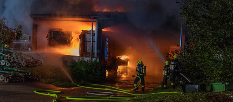 Brand Gewerbe/Industrie in Walding